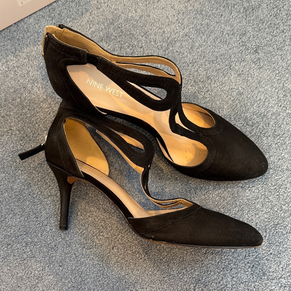 Nine West Elegant Black Heels
